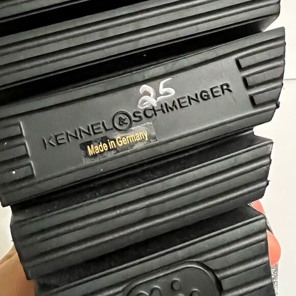 Kennel & Schmenger Ankle Sock Boots Silver Black Sparkly Fringe Pointy Toe New 7 - Picture 13 of 14